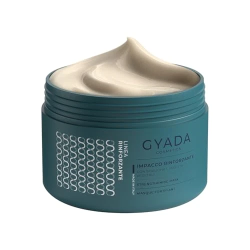 GYADA COSMETICS, Pack Capillaire Fortifiant à la Spiruline, Nourrissant, Anti-Chute de Cheveux, Lutte contre les pointes fourchues, Convient aux cheveux cassants, à l’avoine et au ginseng, 250 ml