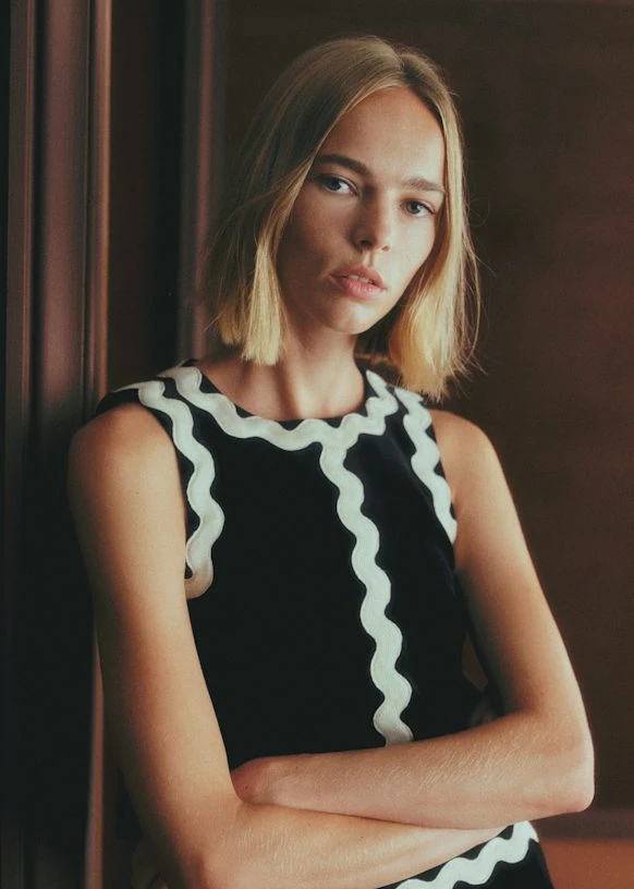 Top Doriam - Velours Noir