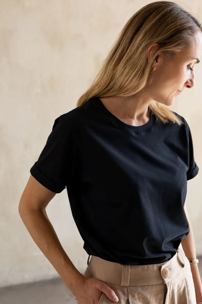 Joli Kit Couture - T-shirt Brad noir