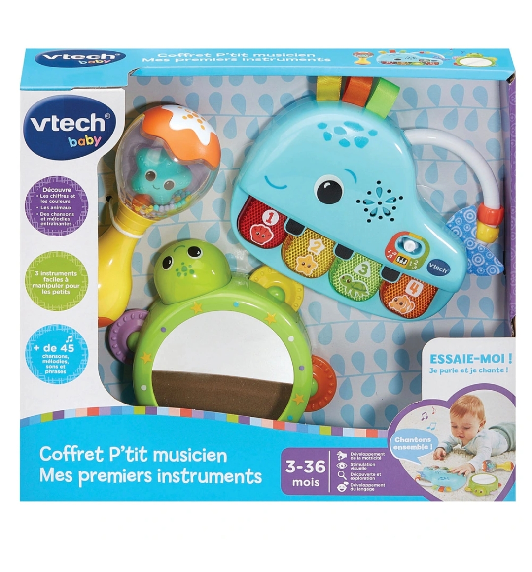 Musical Instruments Vtech Fa VTech - Coffret P'tit Musicien Mes Premiers Instruments | Votre ...