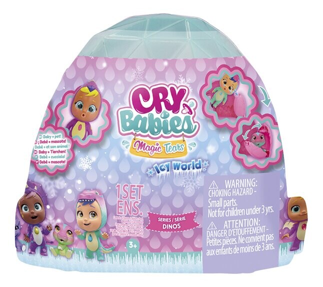 Cry Babies Magic Tears Icy World - Série Dinos