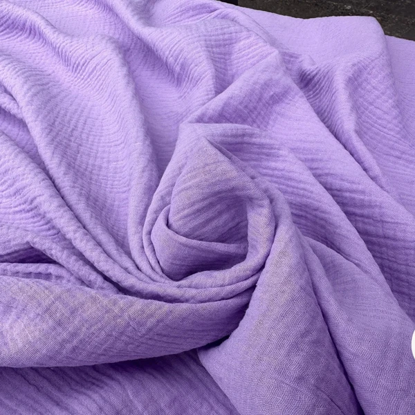 DOUBLE GAZE DE COTON PARME UNIE