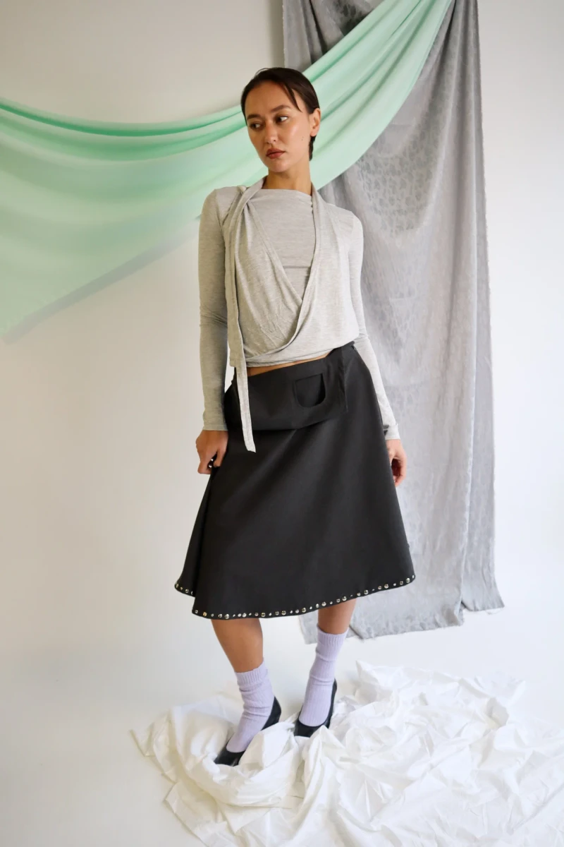 The Spirit Long Sleeve (Marl Grey) — Caspar The Label