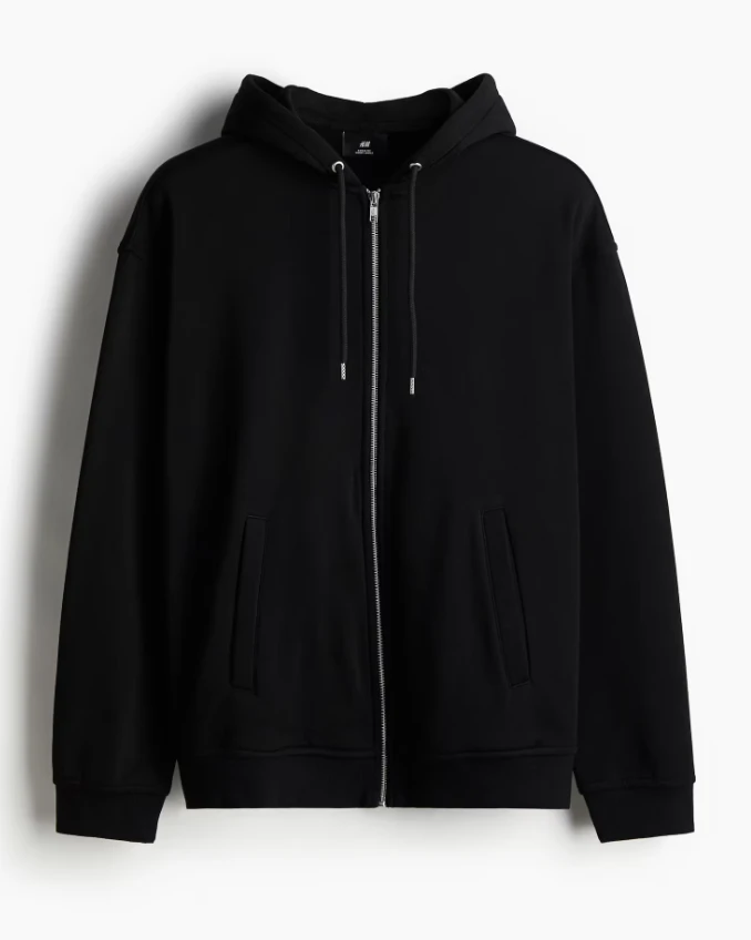 Veste zippée Loose Fit avec capuche M