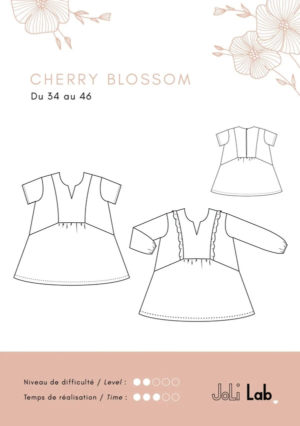 Blouse Cherry Blossom - Patron Couture PDF