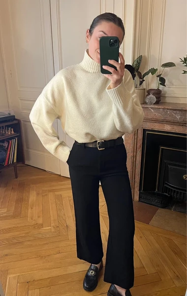 Pantalon en laine Massimo Dutti