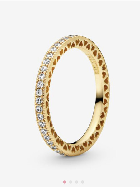 Bague Scintillement & Cœurs | Pandora FR