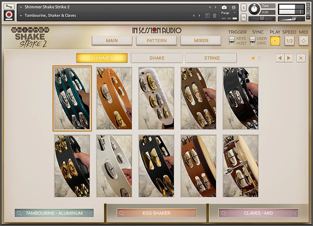 Shimmer Shake Strike 2 - In Session Audio