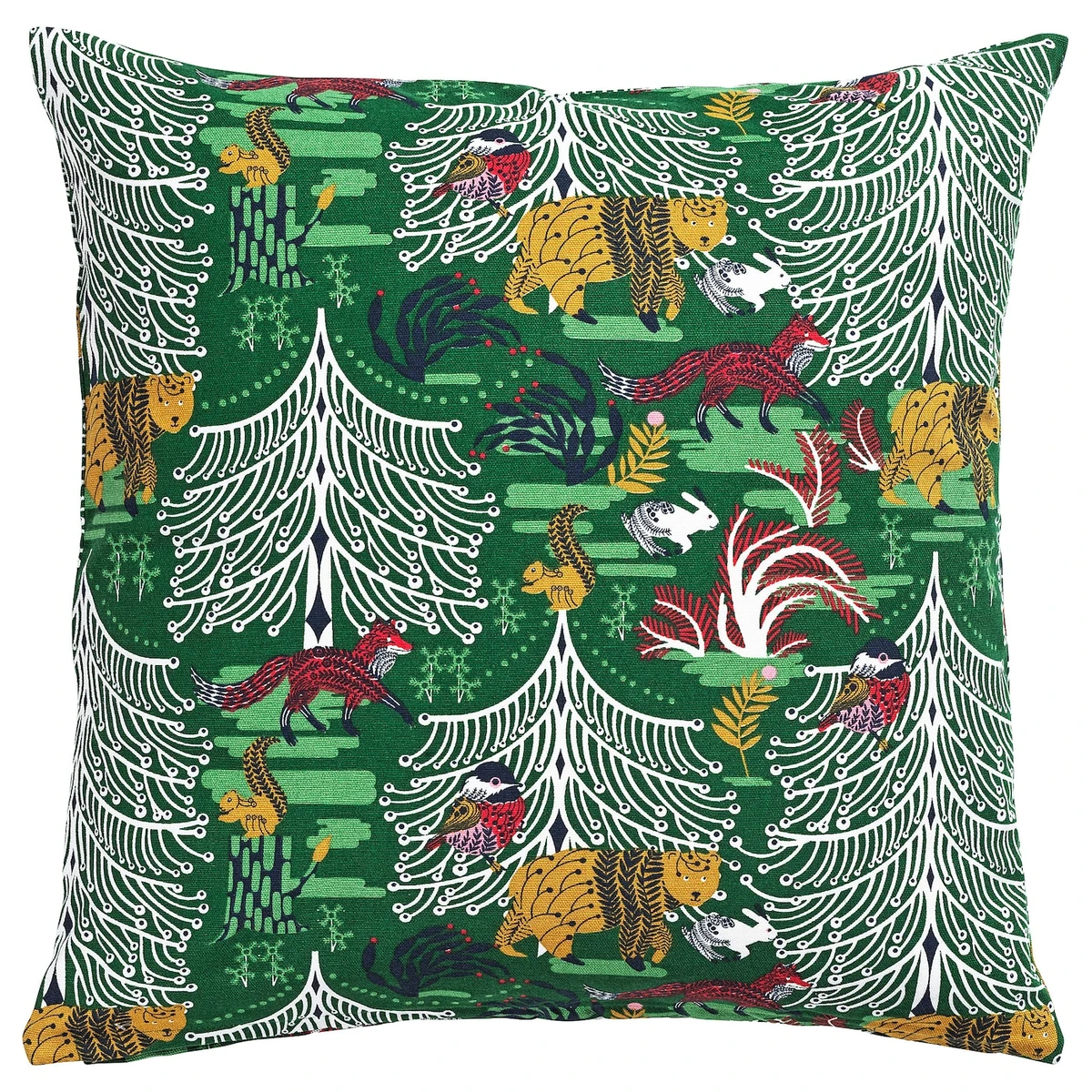 VINTERFINT Housse de coussin - vert 50x50 cm