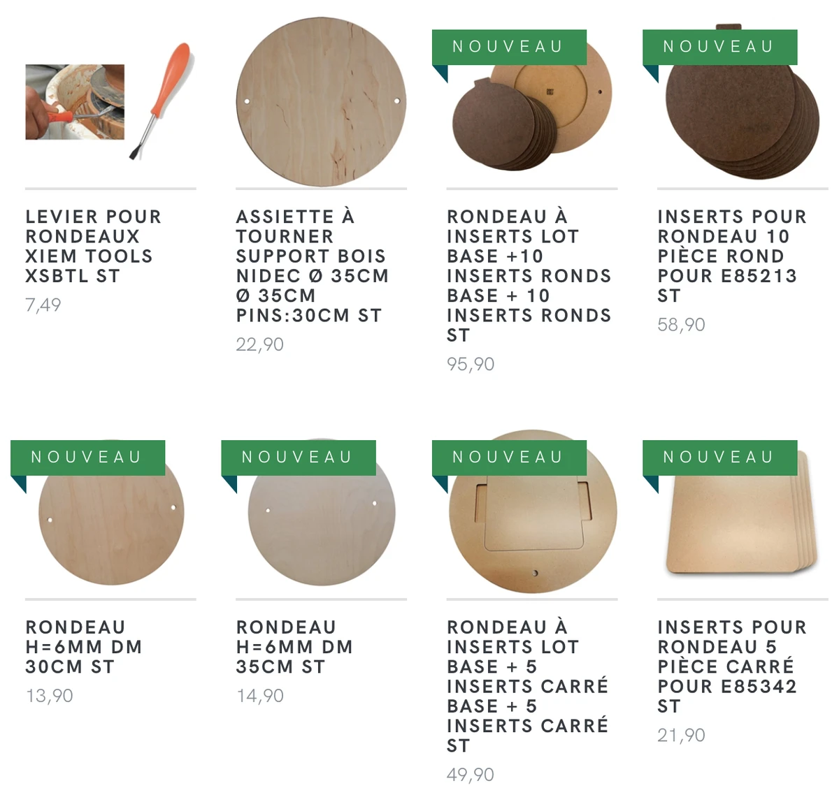 Rondeaux pour le tour de potier