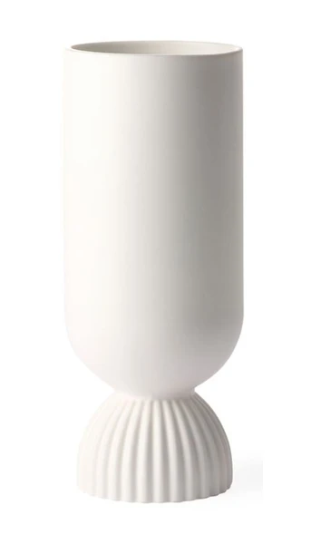 Vase grec en grès blanc - HKliving