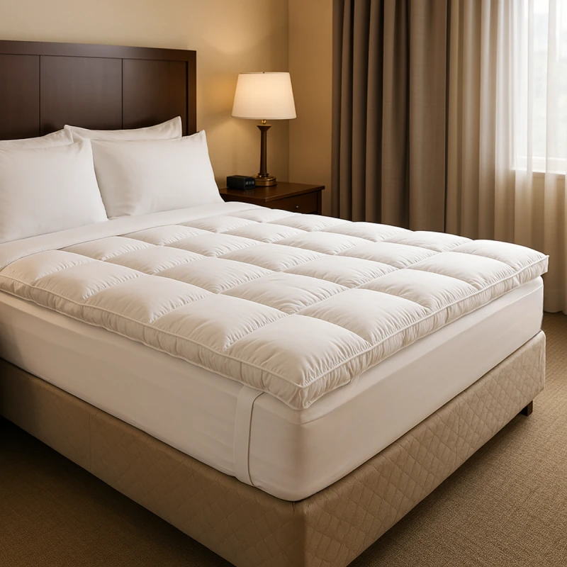 Surmatelas de Confort NUAGE 10% Duvet 90% Plumettes 1700 g/m²