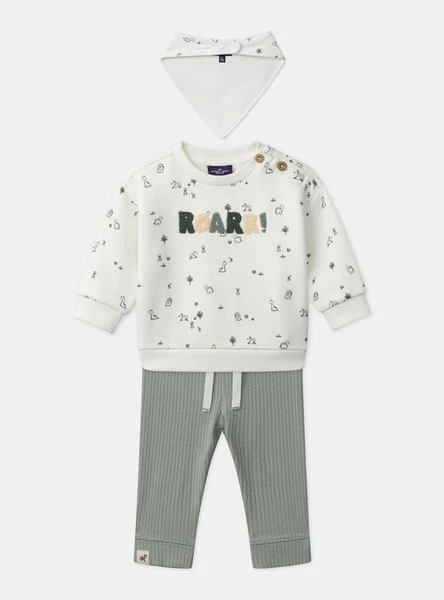 Ensemble sweat, legging et bavoir | Garçon | Sergent Major