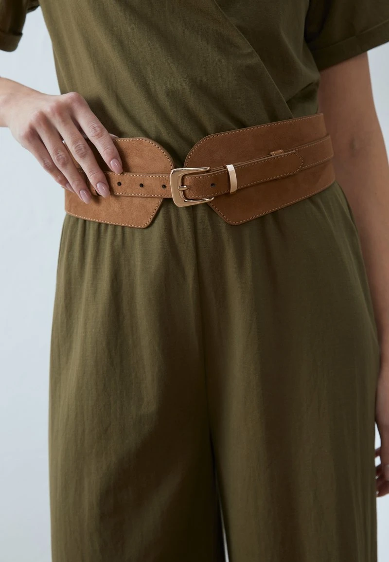 Ceinture taille haute - camel/gold-coloured