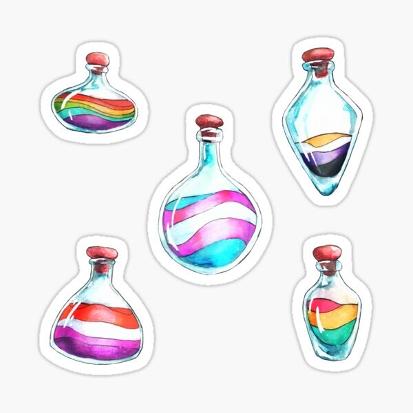 pack d'autocollants de potions de fierté | Sticker