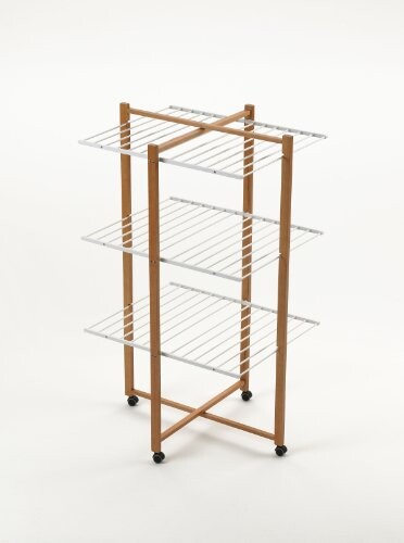 Arredamenti Italia, 695 Karisma, Étendoir à Linge, Bois, Marron, 80 x 68 x 133 cm