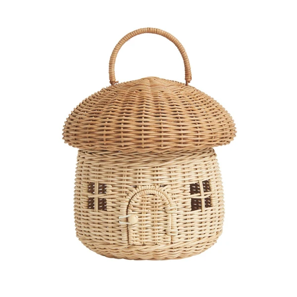 Panier Champignon en rotin