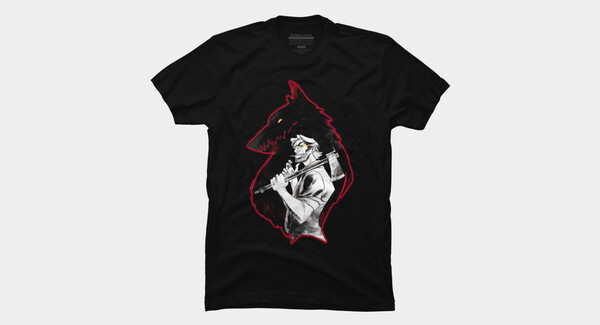 Big Bad Wolf T Shirt By BlazeStrix Design By Humans