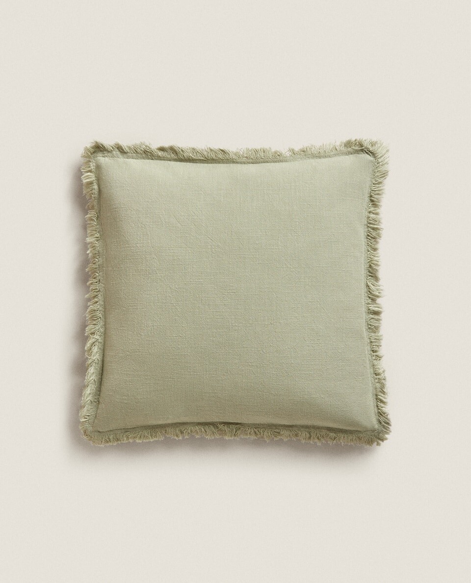 HOUSSE DE COUSSIN FRANGES