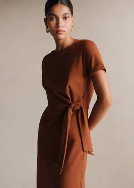 Robe Pippa - Acajou