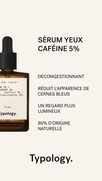 Sérum Cernes et Poches — Caféine 5% + Niacinamide 5%