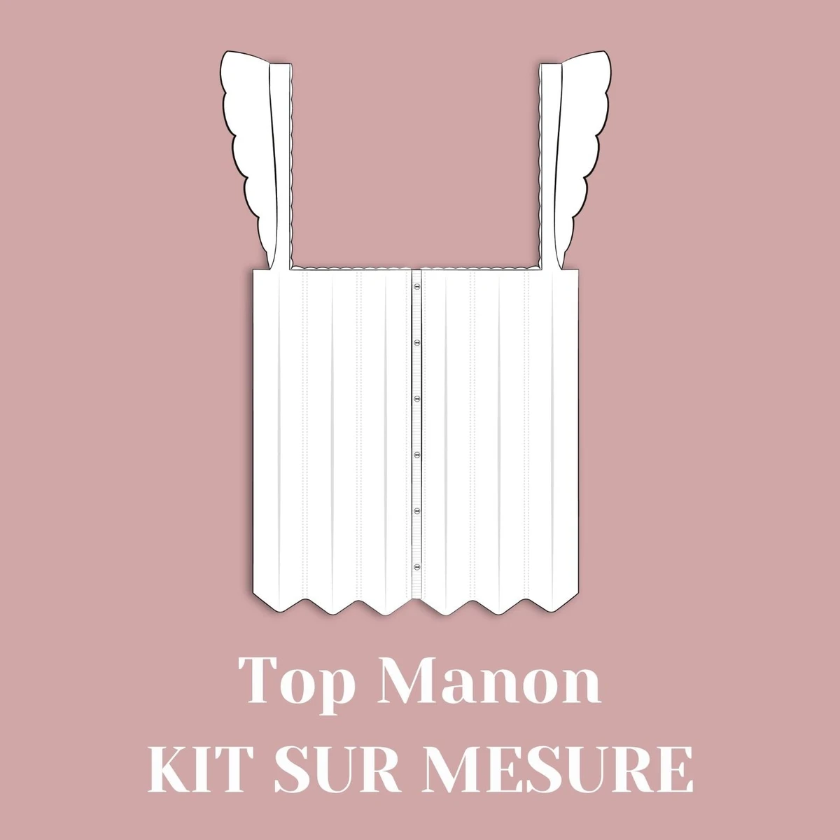 Kit tricot - Top Manon