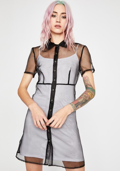 Back To Life Shirt Dress
