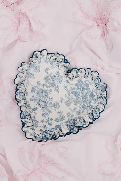 Coussin Volant Cœur en Toile