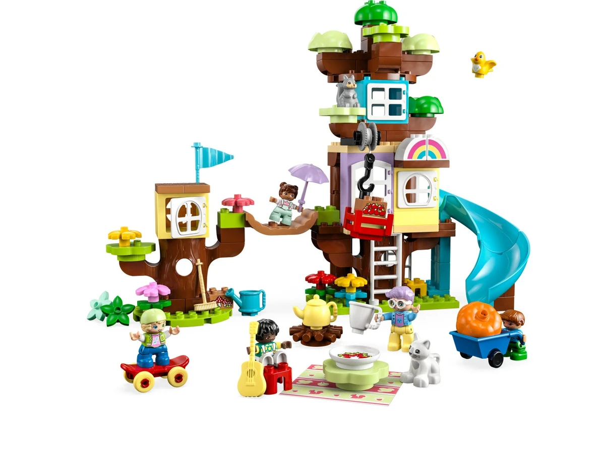 La cabane dans l’arbre 3-en-1 10993 | DUPLO® | Boutique LEGO® officielle FR