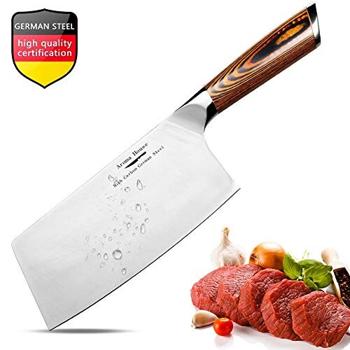 Ce genre de couteau de cuisine chinoise pour faire de belles tranches d'Olivia.