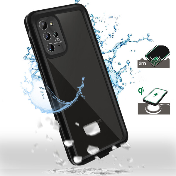 Coque Galaxy S20 Plus Waterproof IP68 2m, Antichoc Multicouche avec Vitre Écran, Redpepper - Noir
