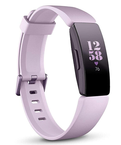Fitbit Inspire HR, Bracelet pour la forme au quotidien avec suivi continu de la fréquence cardiaque, Lilas