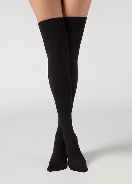 Chaussettes Au-dessus du Genou Recouvrantes en Microfibre - Calzedonia