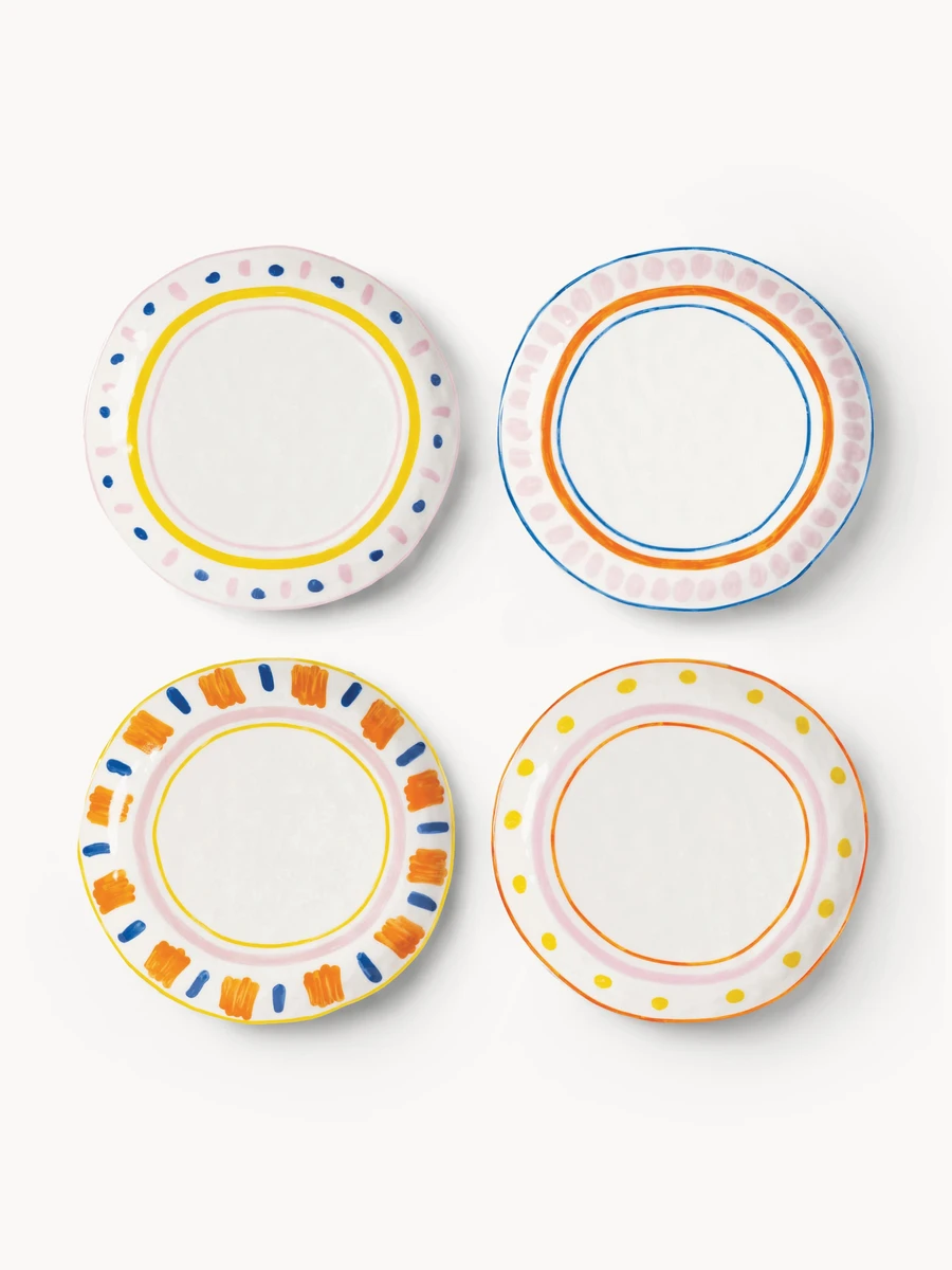 Assiettes à dessert en porcelaine Boavista, 4 élém.