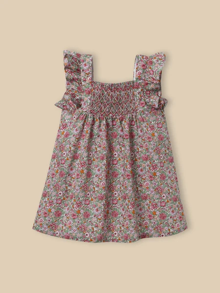 Robe Scarlette en tissu Liberty - Collection Fêtes et Mariages