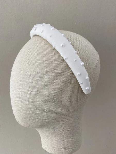 Diadema con perlas para novia - Isabella