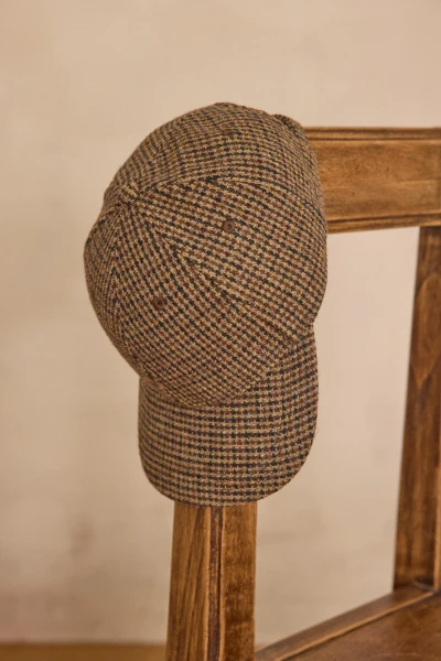 Casquette HELENA à carreaux