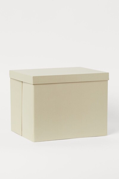 Grande boîte de rangement avec couvercle