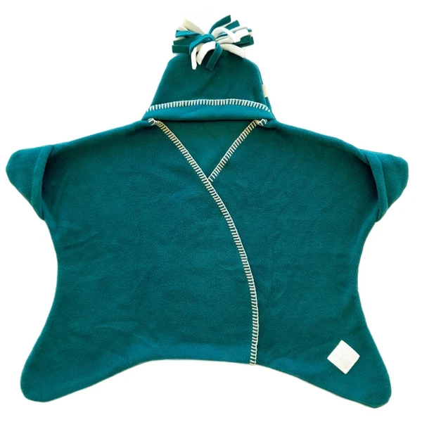 Couverture Etoile Starnug Teal - Maman Natur'elle