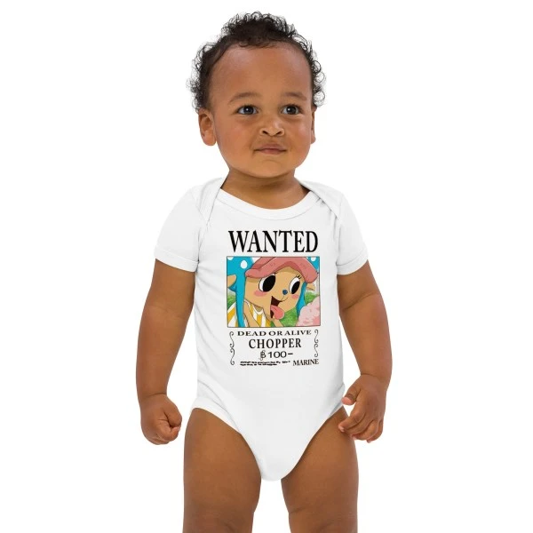 Anime Tony Tony Chopper Organic Cotton Baby Onesie - One Piece Universe - The Best Store for One Piece Merchandise