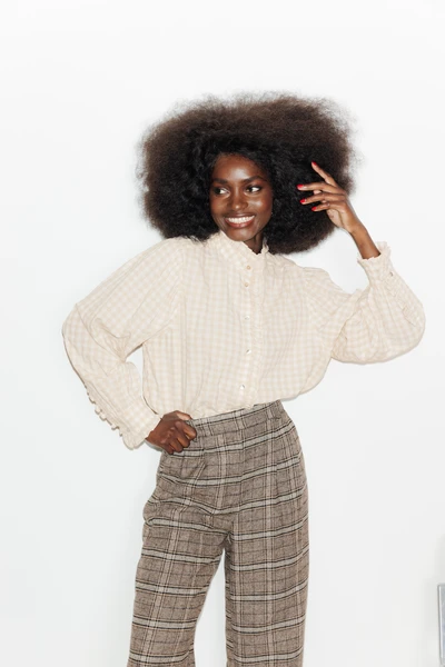 Chemise à carreaux vichy