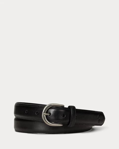 Ceinture en cuir pleine fleur pour homme | Ralph Lauren® FR