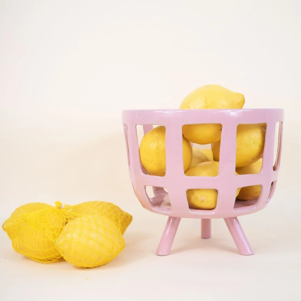 Panier à Fruit Zinzin Rose