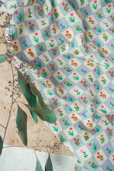 Satin de coton - Garden Square