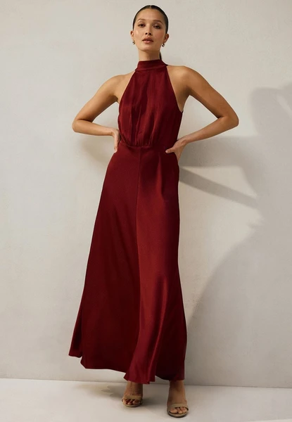 Next SLEEVELESS - Robe longue - burgundy red/rouge - ZALANDO.FR