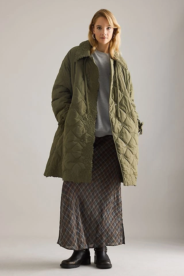 Manteau matelassé Avery Damson Madder