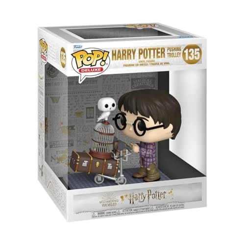 Funko Pop! Deluxe: HP Anniversary - Harry Potter Pushing Trolley- Figurine en Vinyle à Collectionner - Idée de Cadeau - Produits Officiels - Jouets pour Les Enfants et Adultes - Movies Fans