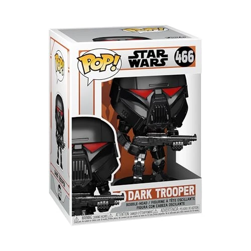 Funko Pop! Star Wars: The Child Mandalorian - Dark Trooper - (Battle) - Star Wars: The Mandalorian - Figurine en Vinyle à Collectionner - Idée de Cadeau - Produits Officiels - TV Fans
