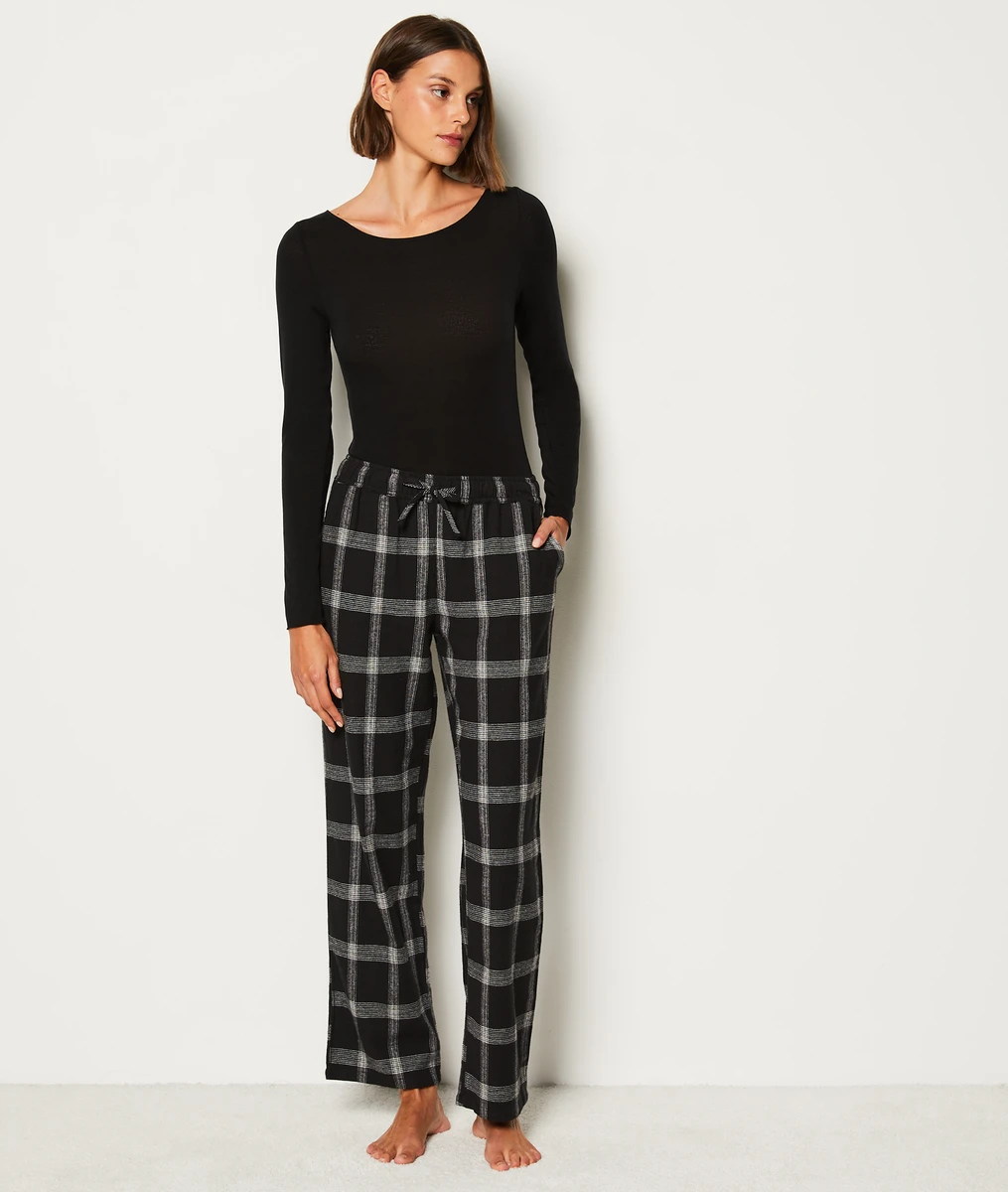 Pantalon de pyjama à carreaux
