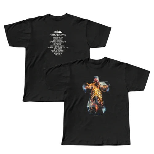 Justice - HYPERDRAMA T-shirt.  Ed Banger records.